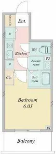 エスリードレジデンス大阪本町【15階】の間取り