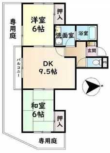 グレイス【1階】の間取り