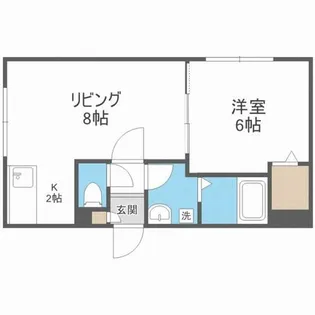 グラン南郷【4階】の間取り