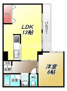 森口マンション【2階】の間取り