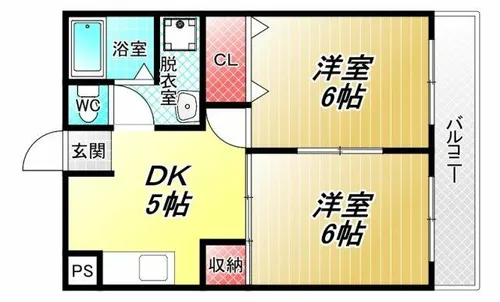 山城ビル【40号室】の間取り