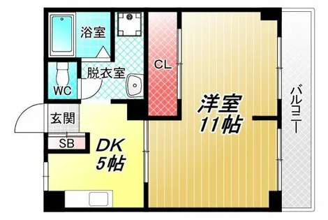 山城ビル【4階】の間取り