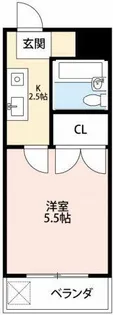 ライトハイツB棟【202号室】の間取り