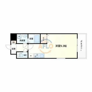 エクセレント上新20【3階】の間取り