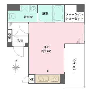 ER COURT王子公園【603号室】の間取り