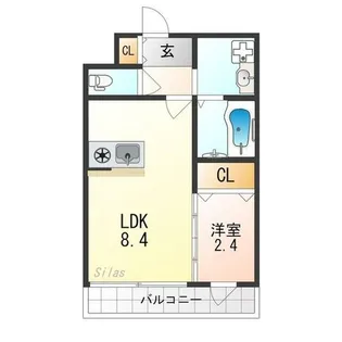 MJC京都西大路【5階】の間取り