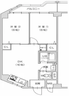 第6柴田ビル【7階】の間取り