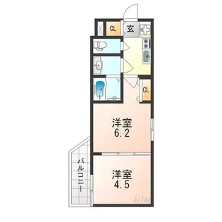 MJC京都西大路【3階】の間取り