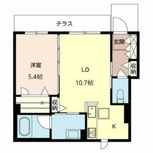 First【1階】の間取り