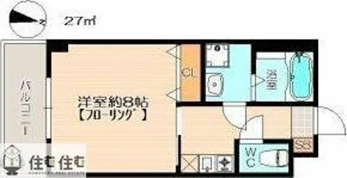 ドエル白土【3階】の間取り