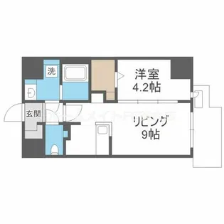 ミラージュパレス天王寺堀越町【2階】の間取り