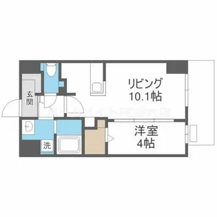 ミラージュパレス天王寺堀越町【2階】の間取り
