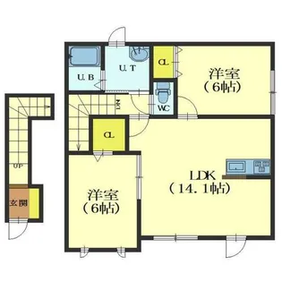 Maison de M【202号室】の間取り