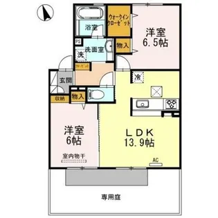 エアステージⅡ【1階】の間取り