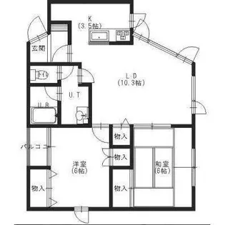 ファミールかとう【302号室】の間取り