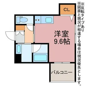 グランセントラル ミラまち【4階】の間取り