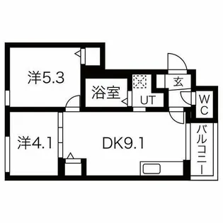 FaseciaCygnus【3階】の間取り