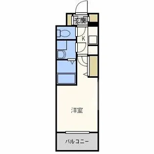 エスリード梅田北【7階】の間取り