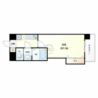 Luxe新大阪I【2階】の間取り