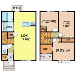 Grand Nord Ⅱ【1階】の間取り