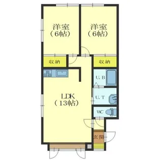 コープセプテンバー1【C号室】の間取り
