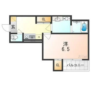 大阪府大阪市東淀川区小松3丁目【アパート】の間取り