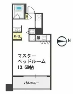 ザ・タワー大阪レジデンス【6階】の間取り