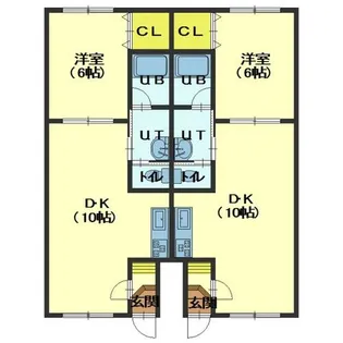 ピュアパレス豊川【4階】の間取り