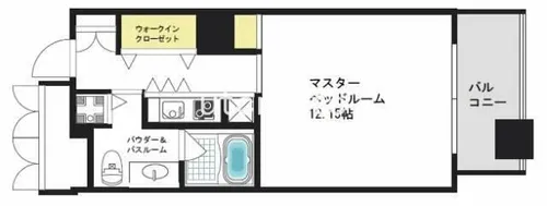 ザ・タワー大阪レジデンス【6階】の間取り