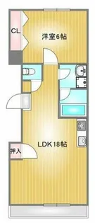 スマイルハイツ松屋町【2階】の間取り