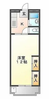 マンションツツジ【3階】の間取り