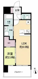 セレニテ難波グランデシュッド【10階】の間取り