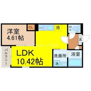 Jack kawagishiⅠ【1階】の間取り