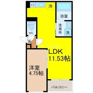 Jack kawagishiⅠ【1階】の間取り