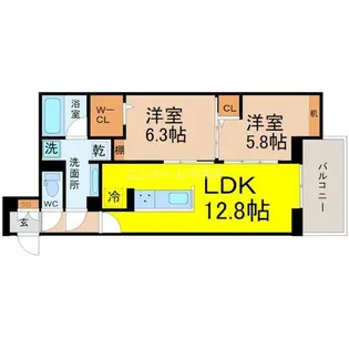 luvita上社【3階】の間取り