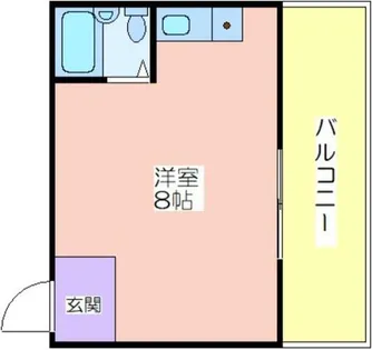 エヌアール千本南【403号室】の間取り