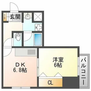 今川マンション【2階】の間取り