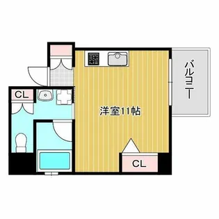CITY SPIRE日本橋高津【11階】の間取り