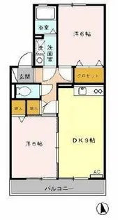 サクセス岩崎台【2階】の間取り