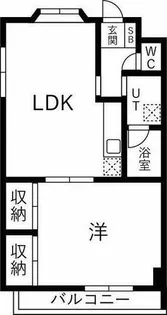 ジュネス青山【3階】の間取り