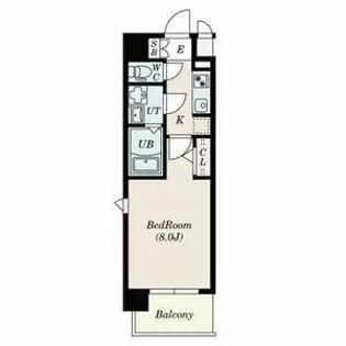 S-RESIDENCE大橋FLUSS【9階】の間取り