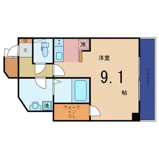 アドヴァンテージ守口【301号室】の間取り