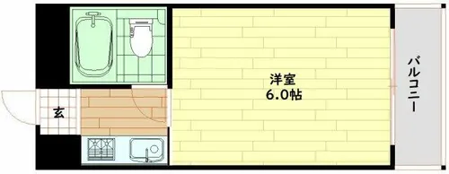 ルネッサンスクレージュ佃【2階】の間取り