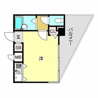 エスリード上甲子園【2階】の間取り