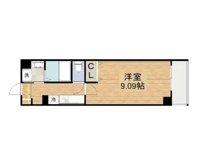 N.three舟橋(エヌスリー舟橋)【5階】の間取り