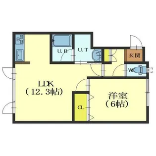 アイエスハイムⅡ【1階】の間取り