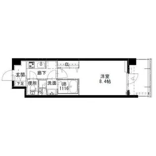 ArtizA姫路(アルティザ姫路)【1106号室】の間取り