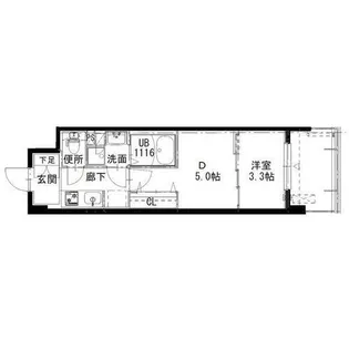 ArtizA姫路(アルティザ姫路)【10008号室】の間取り