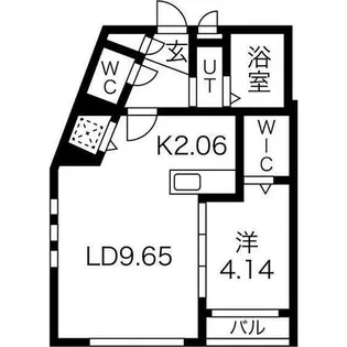LOTUS大通公園【2階】の間取り