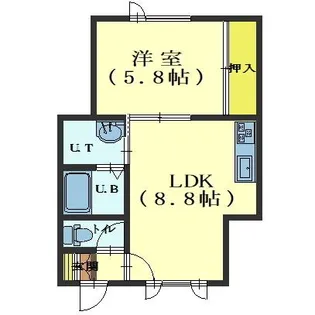 アーバンパレス825【206号室】の間取り